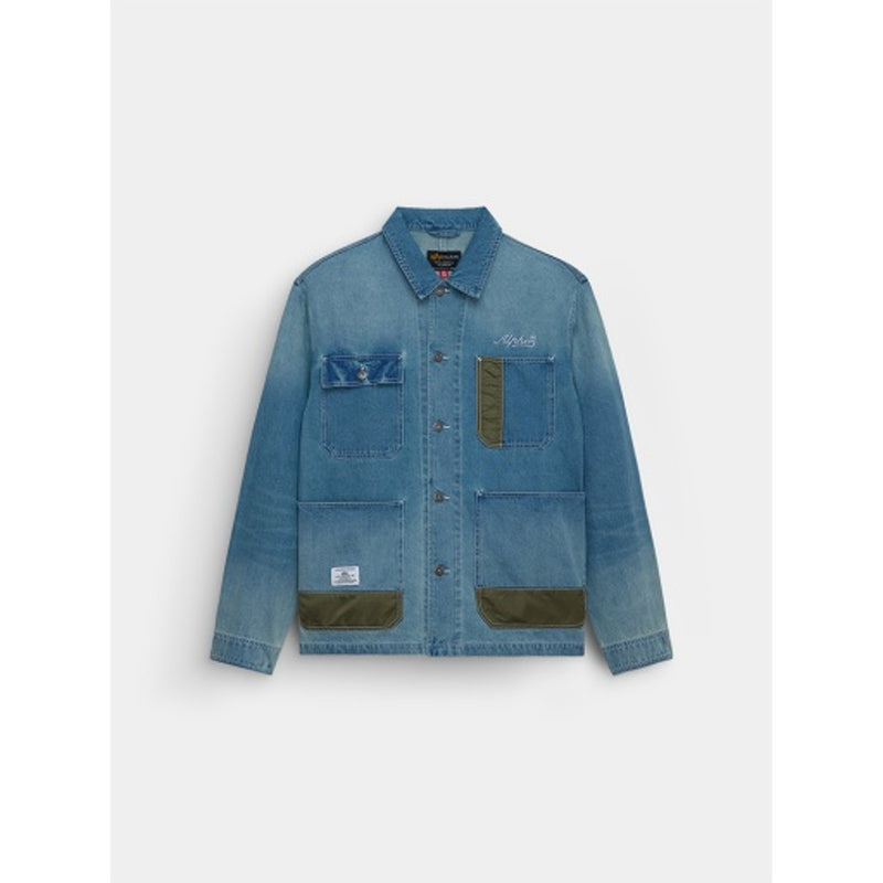 Alpha Industries - Mens Denim Relaxed Chore Coat