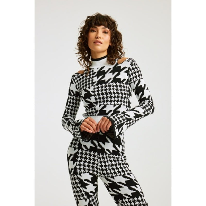 Year of Ours - Womens Sliced Mock Neck Sweater