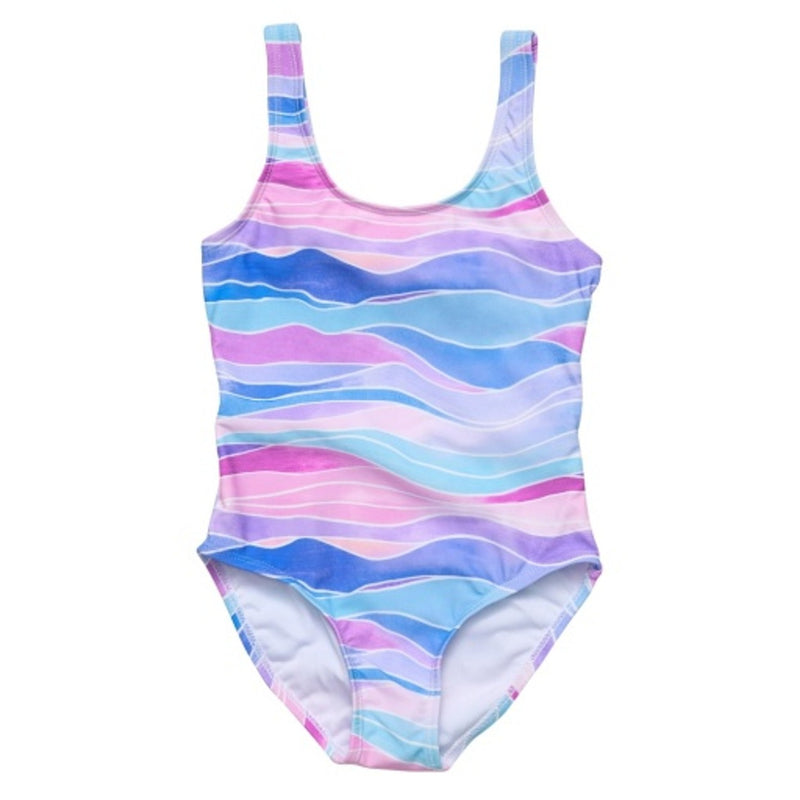 Snapper Rock - Girls Water Hues Tie Back Swimsuit