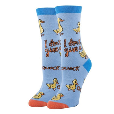 Oooh Yeah - Womens Quack-Womens Crew Socks