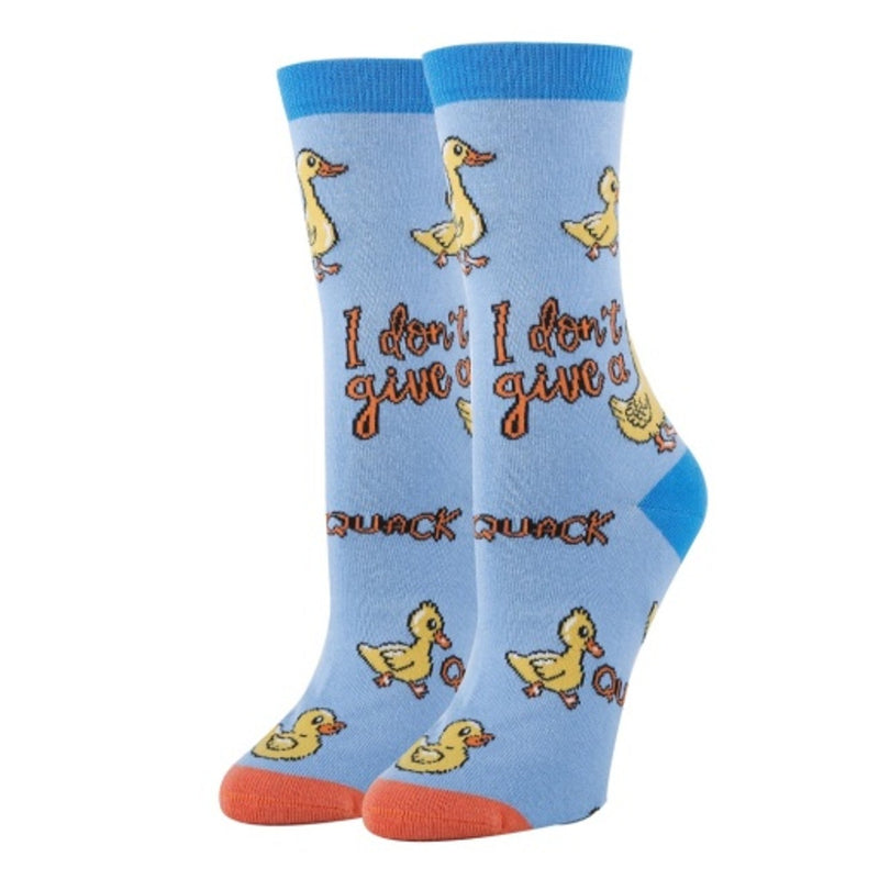 Oooh Yeah - Womens Quack-Womens Crew Socks