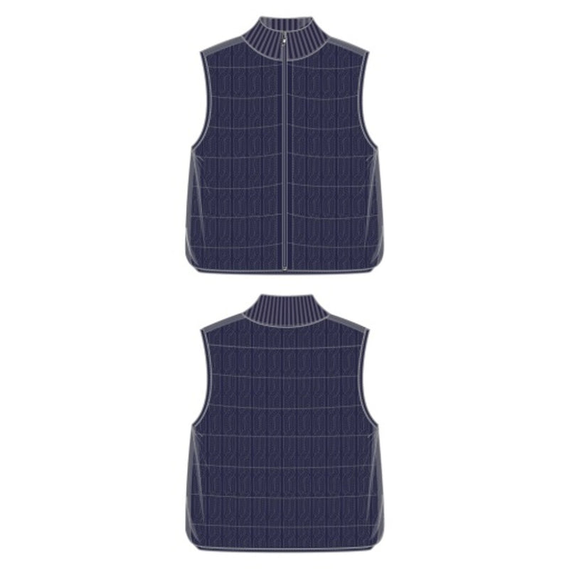 Liverpool Los Angeles - Womens Slvlss Reversible Zip Frnt Quilted Swtr Vest