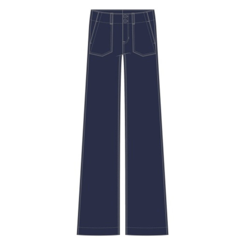 Liverpool Los Angeles - Womens Utility Patch Pckt Wide Leg 29" Ins