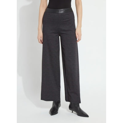 Lysse - Womens Denver Hi Waist Wide Leg Printed Ponte