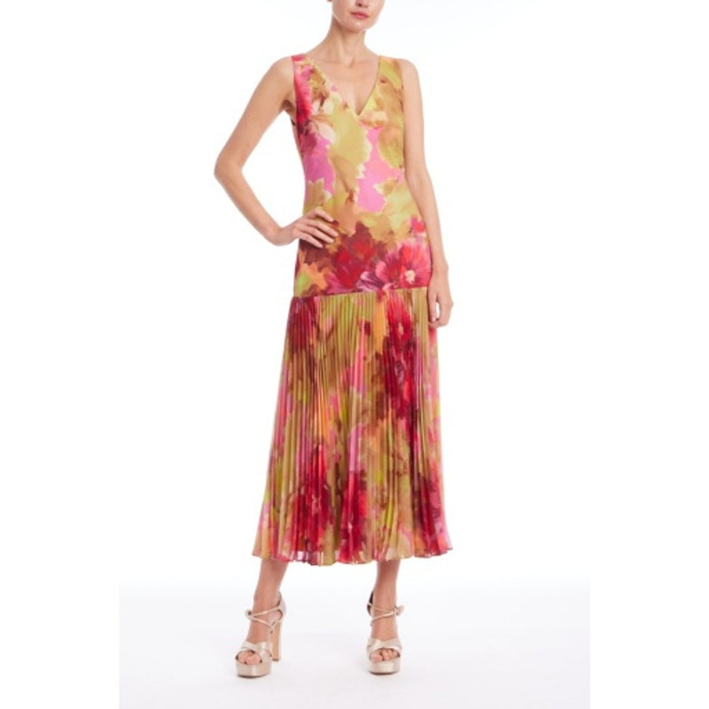 Badgley Mischka - Womens Drop Wst Pleated