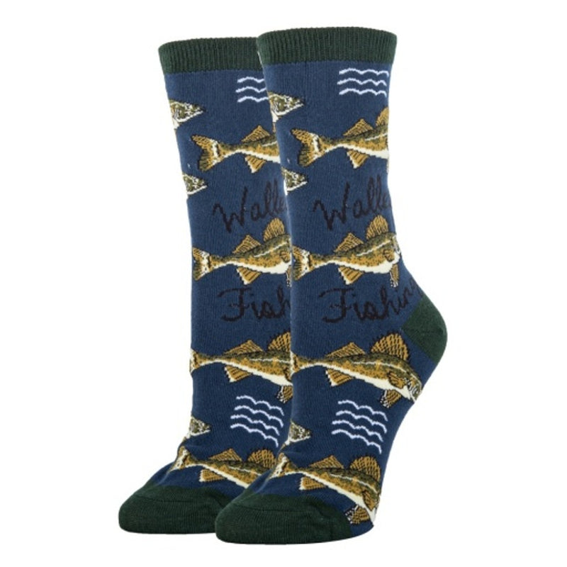 Oooh Yeah - Womens Crew Socks Walleye