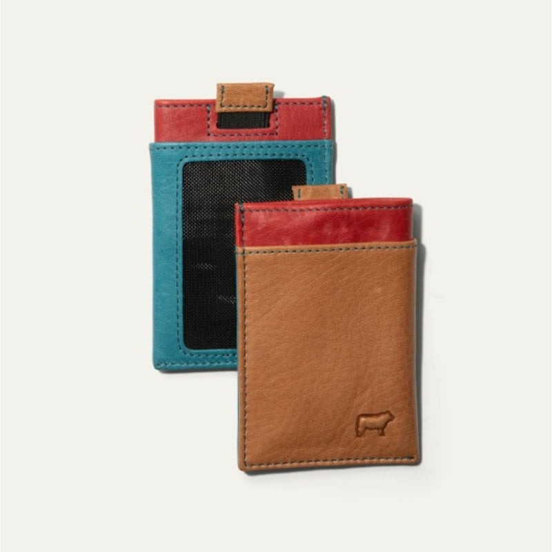 WILL Leather Goods - Unisex Mondrian Color-Block Card Ejector