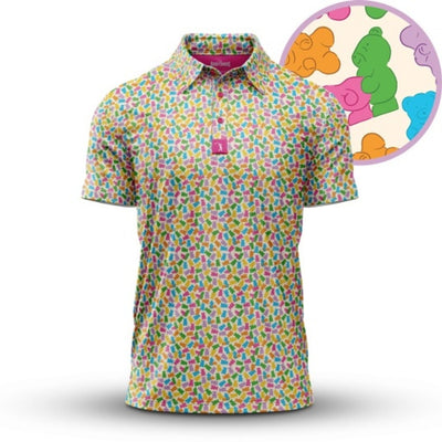 Bogey Bros - Mens Gummy Bears Polo - Gummy Bears