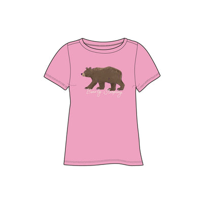 Little Blue House - Bearly Sleeping Womens Pajama Tee