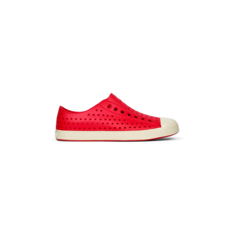 Native Shoes - Unisex Jefferson Footwear - Lucky Red/ Bone White