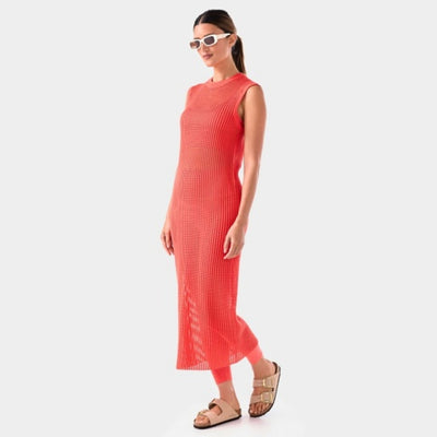Thirty Three Threads - Unisex Retreat Sleeveless Open Knit Dress Hc