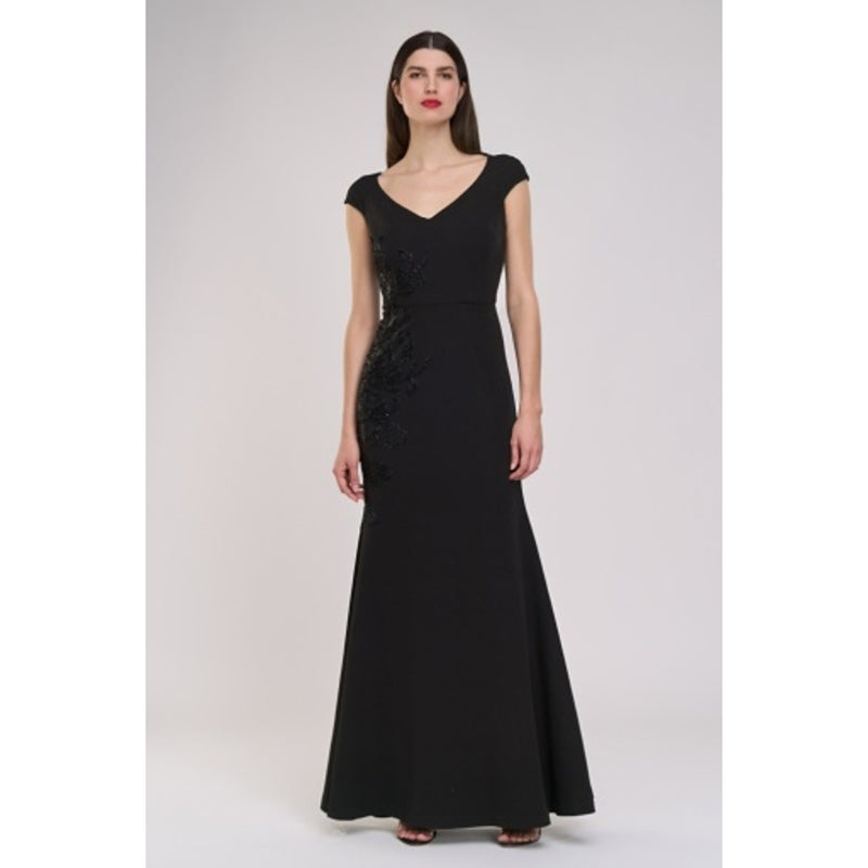 JS Collections - Womens Larisa Soutache Mermaid Gown