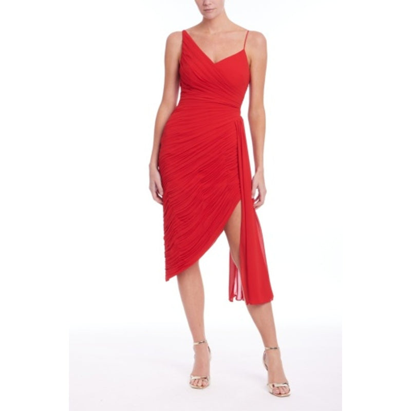 Badgley Mischka - Womens Draped Asymmetric