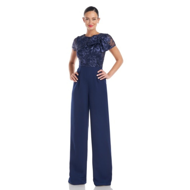 JS Collections - Womens Rae Bow Detail Jumpsuit