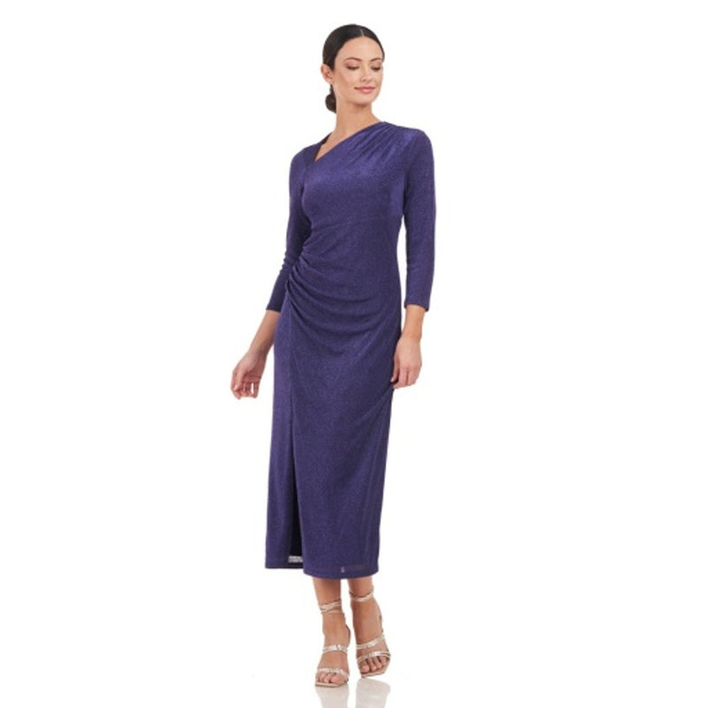JS Collections - Womens Violeta Knit Tea Length Dress