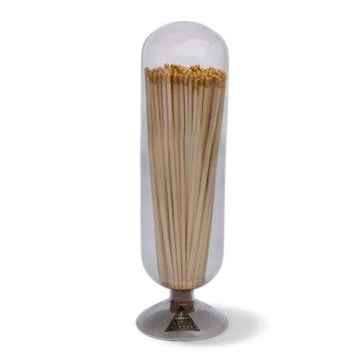 Skeem - Unisex Smoke Fireplace Match Cloche with Gold-Tipped Matches