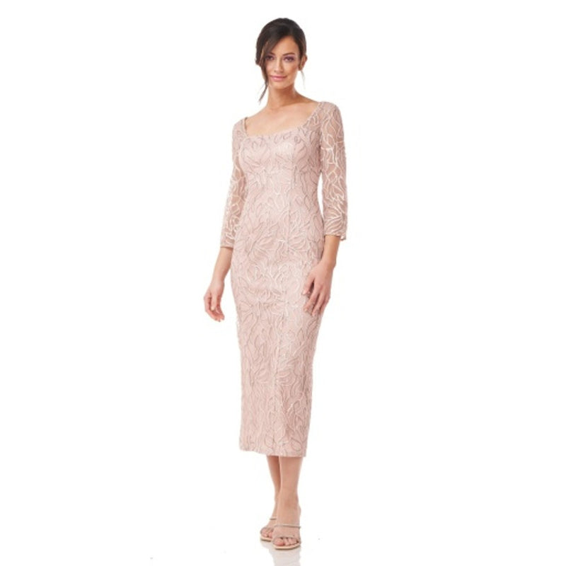 JS Collections - Womens Gwen Sweetheart T-Length Dress