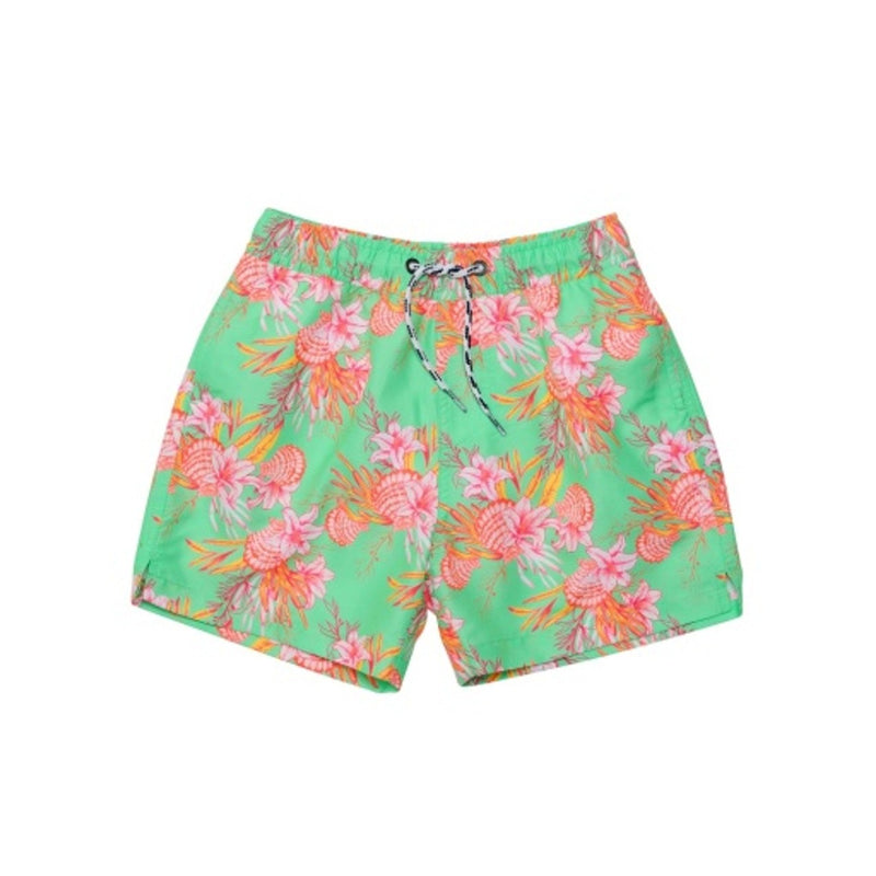 Snapper Rock - Boys Coastal Shells Sustainable Swim Short