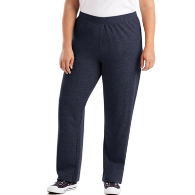 Hanes - Womens Just My Size Ecosmart Women's Fleece Sweatpants Open Leg 28.5 (Petite Plus Size)