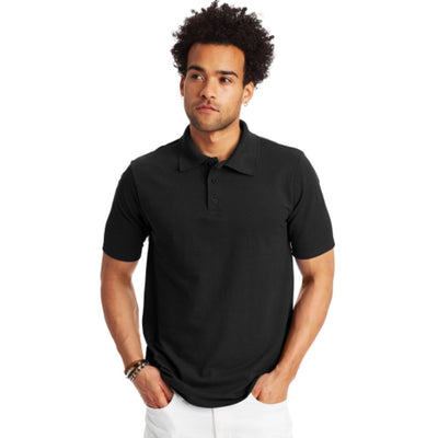 Hanes - Mens Pique Polo Shirt (Big & Tall Sizes Available)