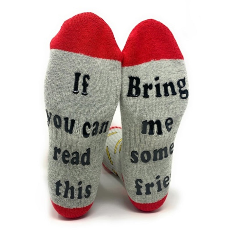 Oooh Yeah - Mens Crew Socks Get Me Fries