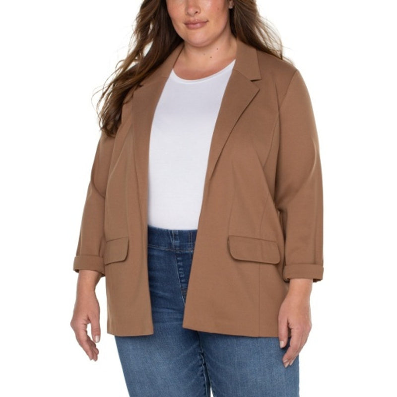 Liverpool Los Angeles - Womens Boyfriend Blazer with Princess Darts