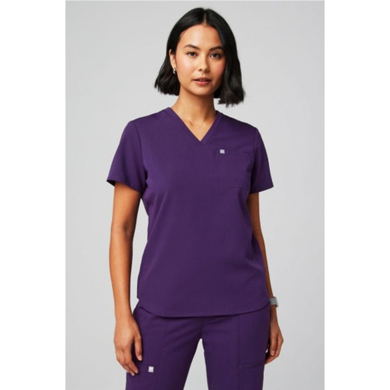 Fabletics - Womens Vital Scrub Top - Acai