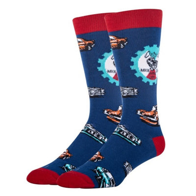 Oooh Yeah - Mens Crew Socks Motor City
