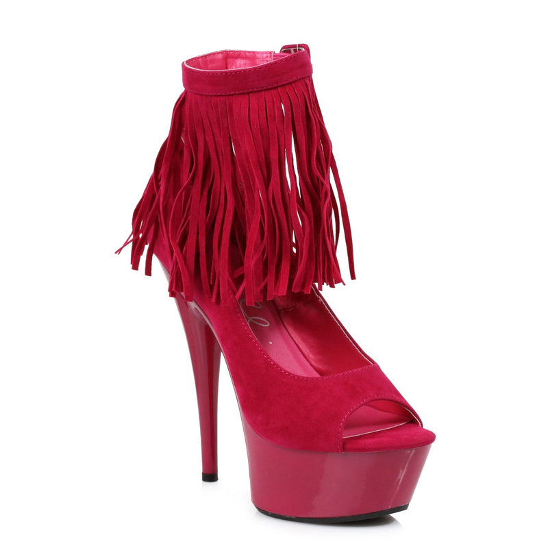 Ellie Shoes - 6" Platform with Fringe