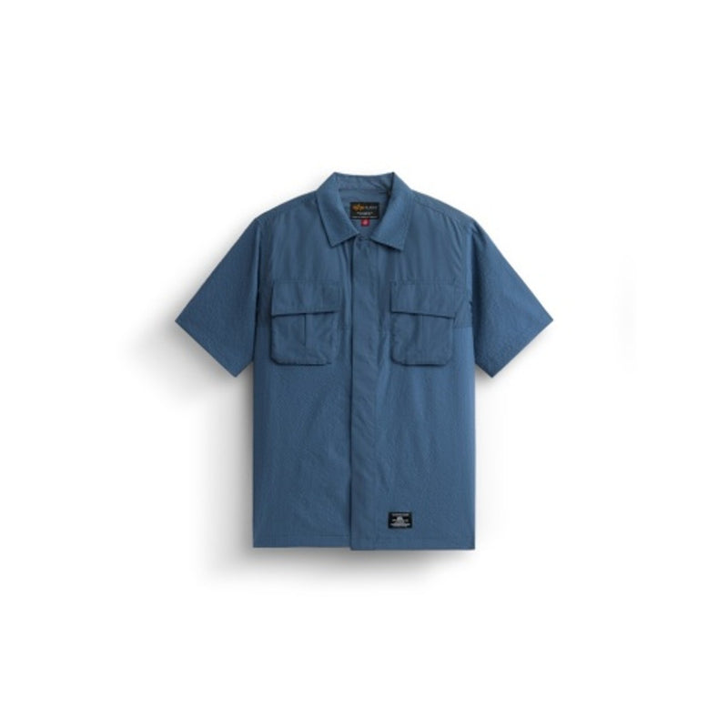 Alpha Industries - Mens Ss Seersucker Shirt