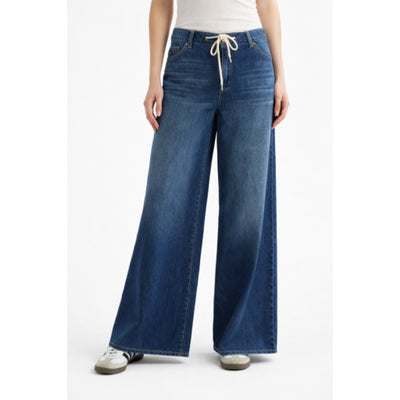 1822 Denim - Womens 32" Wide Leg Jean with Drawstring