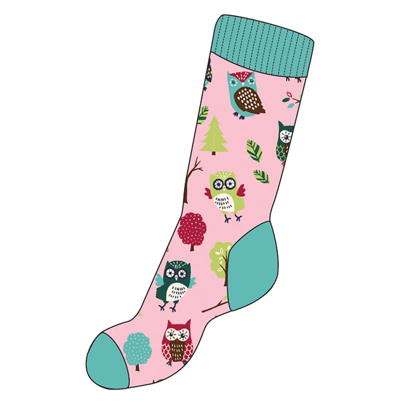 Little Blue House - Owls Womens Crew Sock
