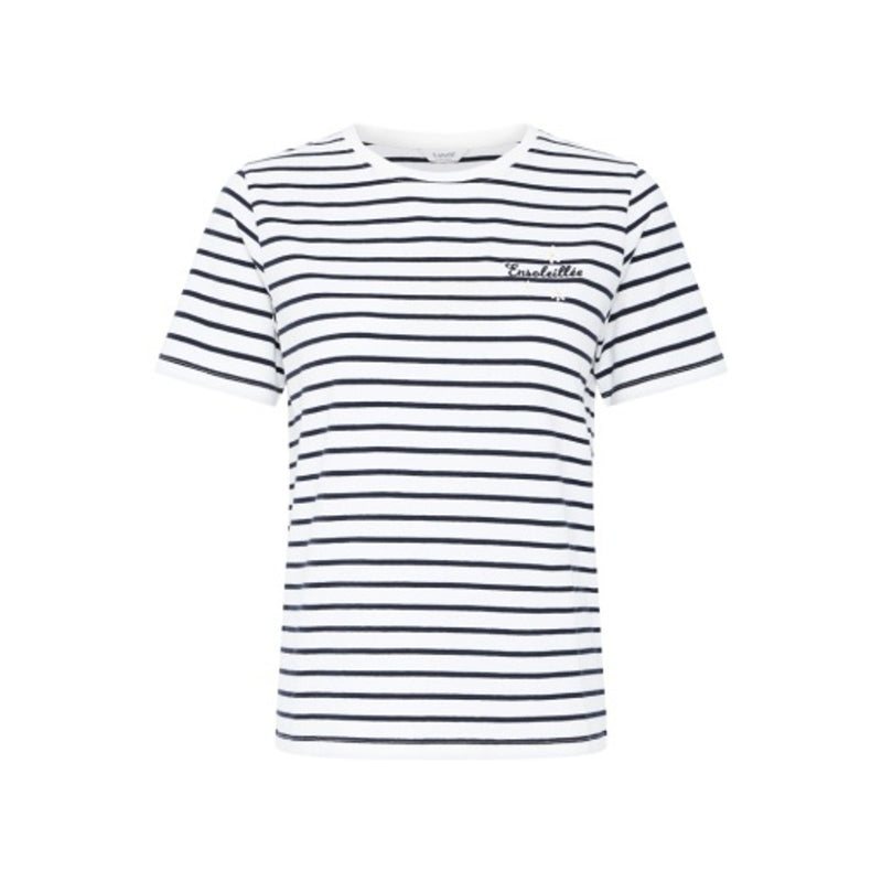 DK Company - Womens Bypandinna Stripe Daisy Tshirt