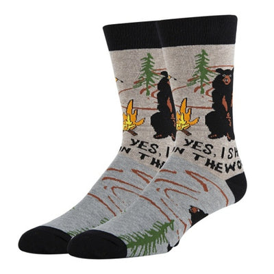 Oooh Yeah - Mens Crew Socks Bear Needs