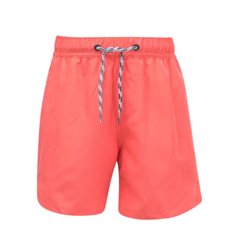 Snapper Rock - Boys Neon Coral Hybrid Board Short