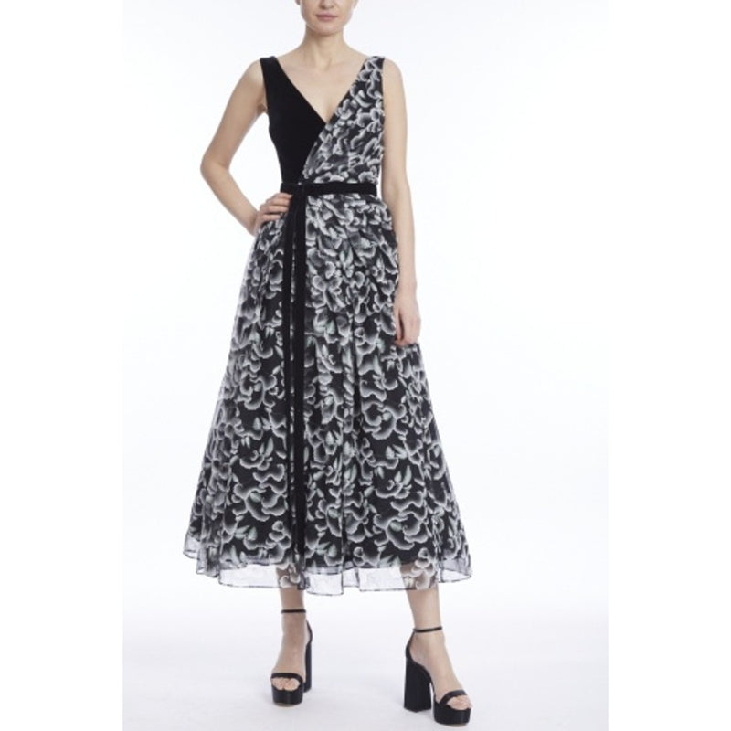 Badgley Mischka - Womens Bow Pleated Waist
