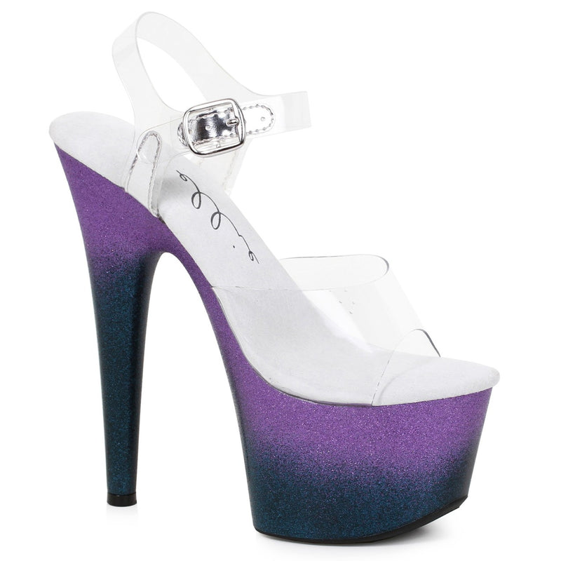 Ellie Shoes - 7" Pointed Stiletto Sandal with Ombre Platform