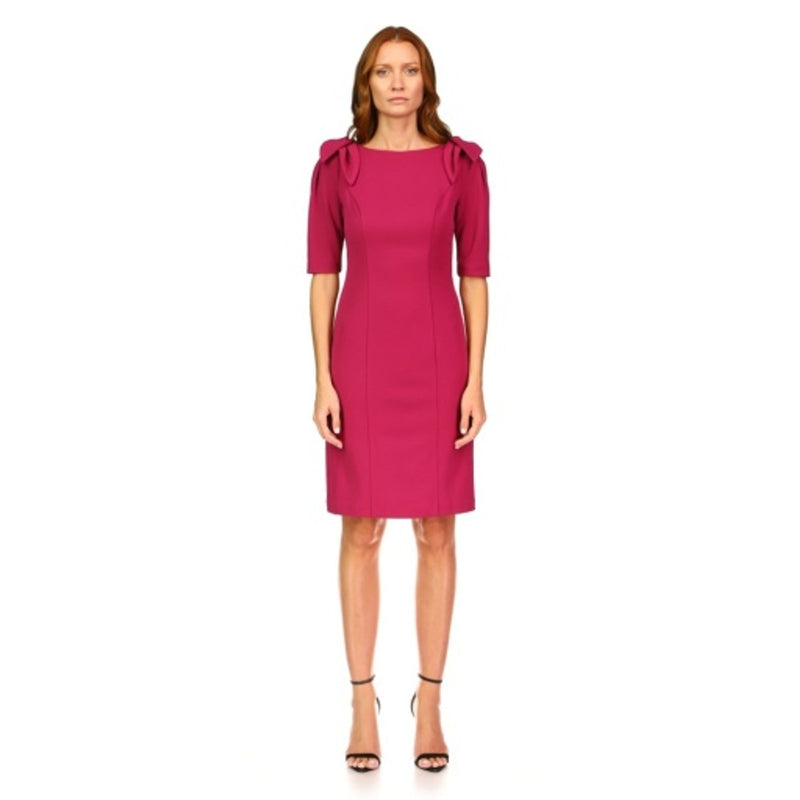 JS Collections - Womens Crepe Dress with Bows