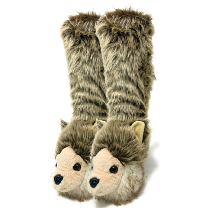Oooh Yeah - Womens Wolf Pack-Luxury Slippers- Womens- 1 Size 5-10