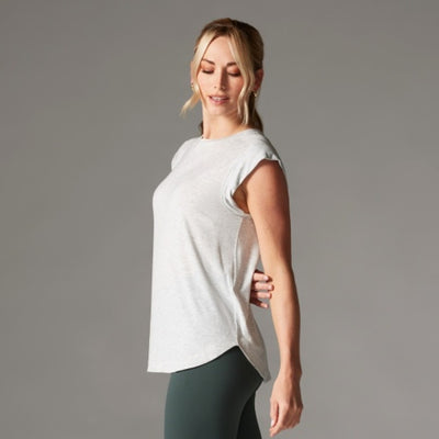 Thirty Three Threads - Unisex Cap Sleeve Muscle Tee Ash