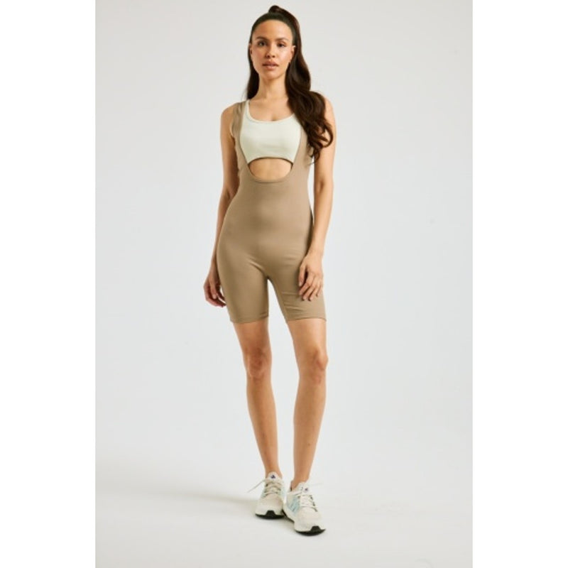 Year of Ours - Womens Ribbed Biker Onesie