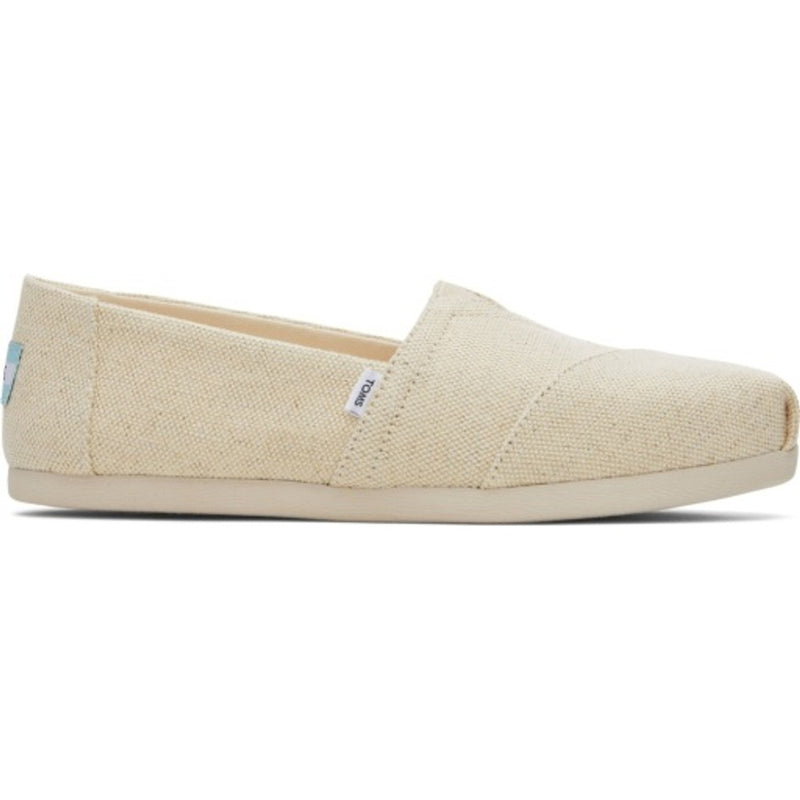 TOMS - Womens Alpargata Classic - Dark Natural Metallic Linen