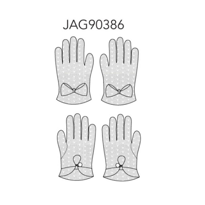 Janie and Jack - Kids G Wht Bow Glove E1