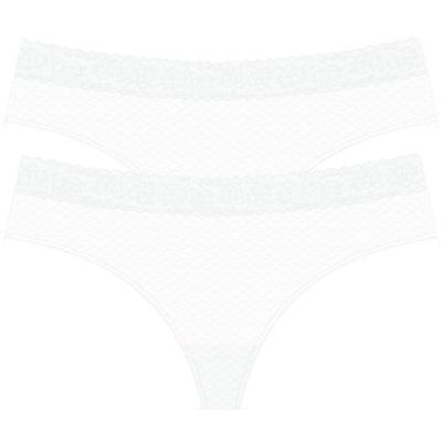 Natori - Womens Bliss Allure One Size Lace Thong 2 Pack