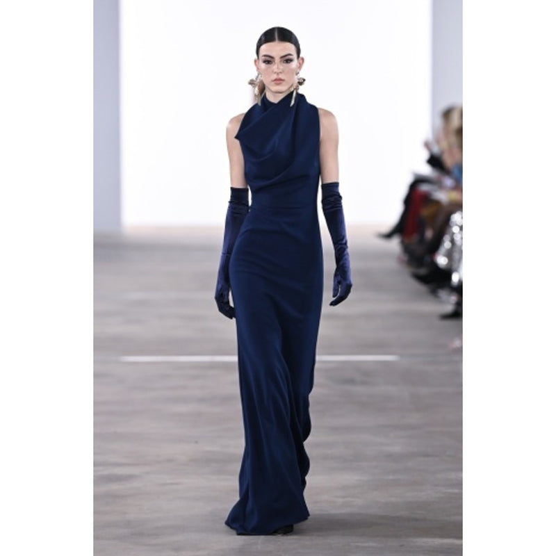 Badgley Mischka - Womens Drape Cowl Racer