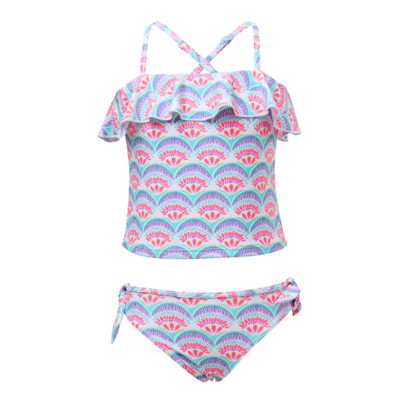 Snapper Rock - Girls Tutti Frutti Frilled Tankini