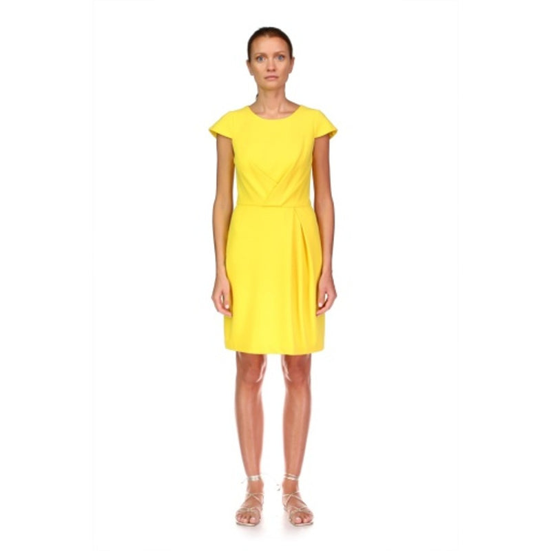 JS Collections - Womens Stretch Crepe Short Sleeve Drs