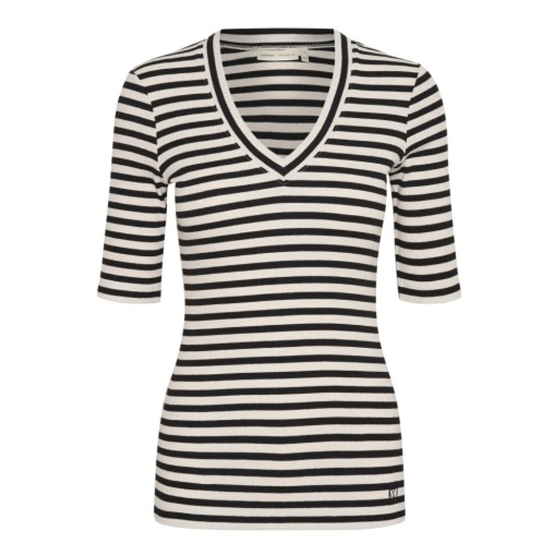 DK Company - Womens Dagnaiw Striped V T-Shirt
