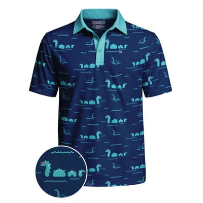 Tipsy Elves - Mens Nothin' But Nessy Golf Polo