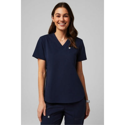Fabletics - Womens Vital Scrub Top - Navy